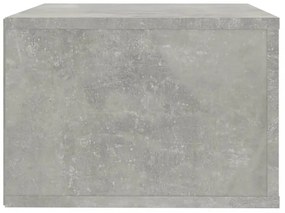 2 db betonszürke falra szerelhető éjjeliszekrény 50x36x25 cm