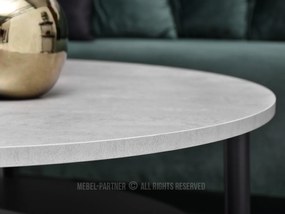 Dohányzóasztal Randolf Xl (beton + fekete). 1111527
