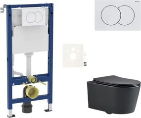 Fali WC szett SAT Brevis könnyűszerkezetes falakba / falsík előtti SIKOGESBREBLD01