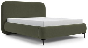 Franciaágy 180 cm Mononoke 180 (ágyráccsal) (zöld + fekete). 1100348