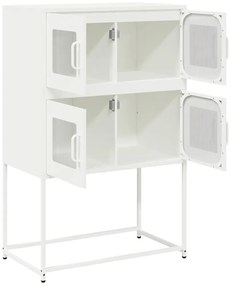 Magastábla Fehér 68x39x107 cm Acél