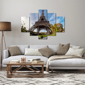 Kép - Eiffel-torony színes (150x105 cm)