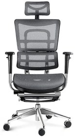 DIABLO V-MASTER ergonomikus irodai szék: fekete-szürke Diablochairs
