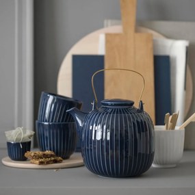 Hammershoi sötétkék porcelán bögre, 200 ml - Kähler Design