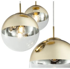 GLOBO 15855-3 - Csillár zsinóron VARUS 3xE27/40W/230V