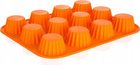 cupcake forma 12 db 32x24cm szilikon Vagy