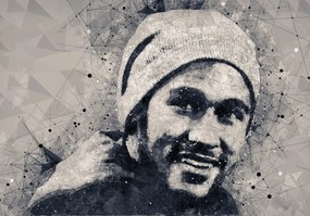 Poszter, Neymar da Silva Santos Junior, BrazĂlia.