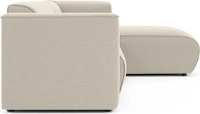 Bézs sarokkanapé (jobb oldali-heverő résszel) Merid – Ropez