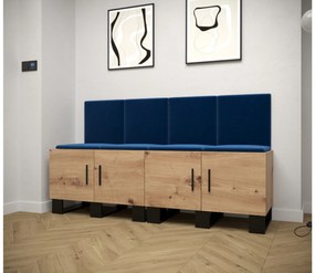 Előszobabútor Amanda 20 (artisan tölgy + kék). 1086033