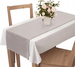 Asztali Futópad 40x220 CM Velúr Különböző Színek Krém Bézs Szürke Rózsaszín