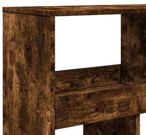 füstös tölgy színű szerelt fa térelválasztó 100 x 33 x 187,5 cm