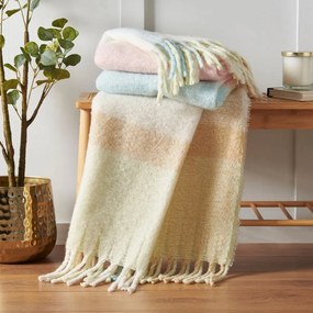 Takaró 130x170 cm Faux Mohair Check – Catherine Lansfield