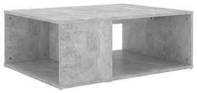 betonszürke szerelt fa dohányzóasztal 90 x 67 x 33 cm