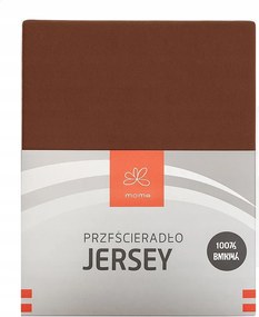 Jersey Prémium lepedő 160x200 gumis BARNA-Nagyon vastag-TOP