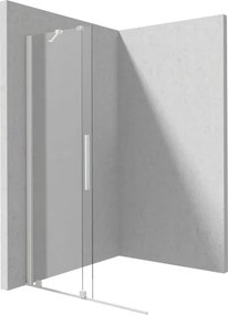 Prizma csúsztatható walk-in zuhanyfal_80x195, fehér