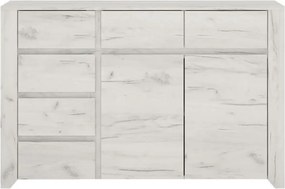 Komód typ 42, fehér craft, ANGEL