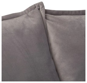 Szürke bársony kanapé 138 cm Juli – Ropez