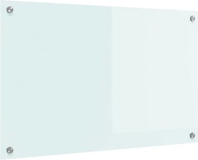 vidaXL Konyhai splashback Fehér 80 x 50 cm edzett üveg