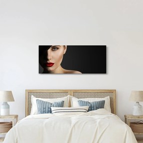 Kép - kalapos nő portréja (120x50 cm)