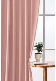 Sötétítő függöny VELVET 140x250 cm, rózsaszín Felfüggesztés: Fém gyűrűk