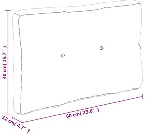 rózsaszín szövet raklappárna 60 x 40 x 12 cm