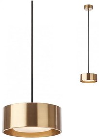 Redo 01-3100 - LED csillár zsinóron PUNKT LED/6W/230V átm. 15 cm réz