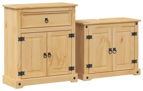 2 darabos fürdőszoba bútor szett "Corona" tömörfa fenyőfa