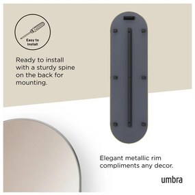 Fali-álló tükör 46x157 cm Hubba – Umbra