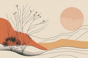 Poszter 86,4x56,8cm Sivatagi dűne