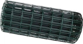 vidaXL Európai Kerítés Zöld 0,4 x 10 m PVC-bevonatú vas