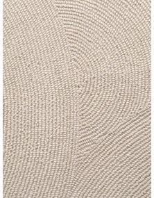 Világos natúr színű kézi szövésű gyapjú futószőnyeg 80x300 cm Eleni Natural White – Hanse Home