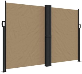 tópszínű behúzható oldalsó napellenző 160x1000 cm