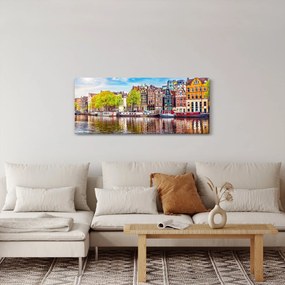 Kép - Táncoló házak, Amszterdam (120x50 cm)