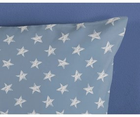 Kék-bézs egyszemélyes pamut gyerek ágyneműhuzat 140x200 cm Robo – Good Morning