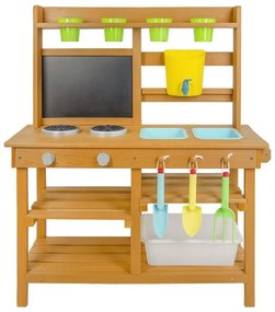 2Kids Toys - Fából készült kerti konyha