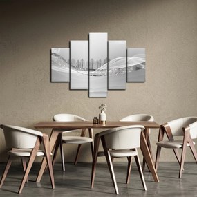 Kép - ezüst táj (150x105 cm)