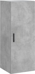 vidaXL betonszürke fali szekrény 34,5 x 34 x 90 cm
