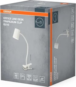 Osram - DESK LINE asztali lámpa csíptetővel 1xGU10/9W/230V fehér