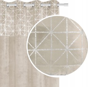 Velvet Függöny 140x250 Velvet Glossy Bézs