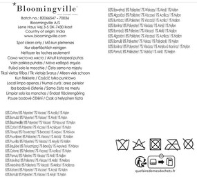 Bézs-borostyán színű pamut szőnyeg 140x200 cm Chola – Bloomingville