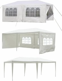 Kerti partisátor, fehér, 3x6 m, TEKNO TYP 2