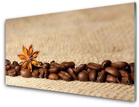 Üvegfotó Konyhai Kávébab 120x60cm