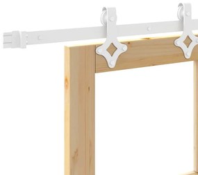 Csúszóajtó Barna 83 x 232 cm Fa és fém