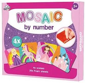 Hercegnő Magic habszivacs mozaikos kreatív szett