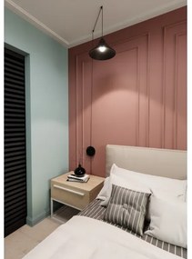 Csillár zsinóron ABRAMO 1xE27/15W/230V fekete