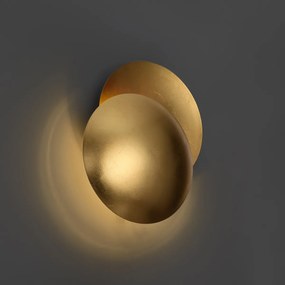 Modern arany fali lámpa 34,5 cm 2-lámpás - Sunrise