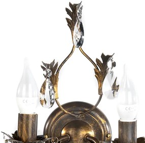 ONLI - Fali lámpa TERESA 2xE14/6W/230V bronz