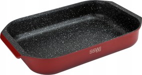 AlumĂnium tĂĄlca 34,5x24,5 cm Bbq Chef piros