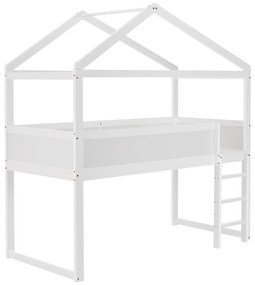 Gyermek emeletes ágy Josy 90 x 200 cm létrával - fehér