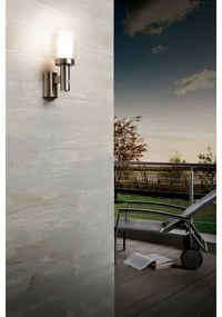 Eglo 95017 - Kültéri fali lámpa a mozgásérzékelős POLIENTO 1xE27/40W